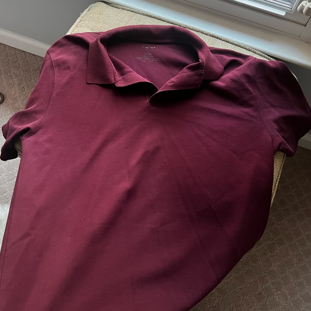 Burgundy LL Bean Polo